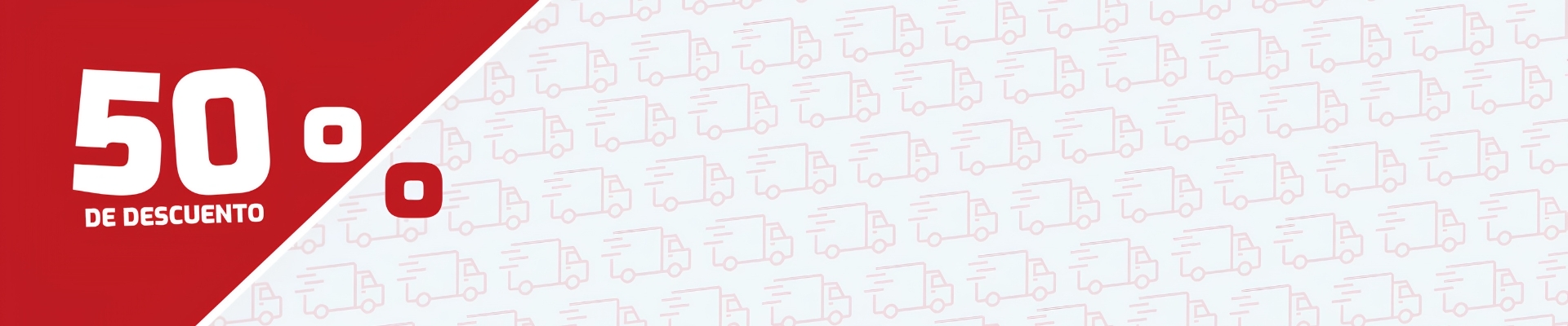 50% de DESCUENTO en los GASTOS DE ENVÍO