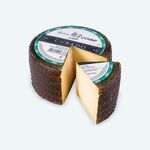Queso de Leche Pasteurizada de Oveja Curado vista desde arriba | Quesos COVAP
