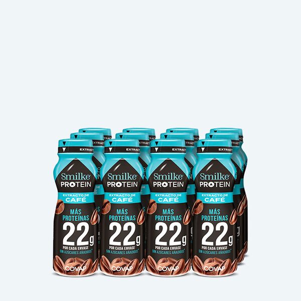 Smilke Protein sabor Café
Pack 12 unidades  250 ml | Lacteos COVAP