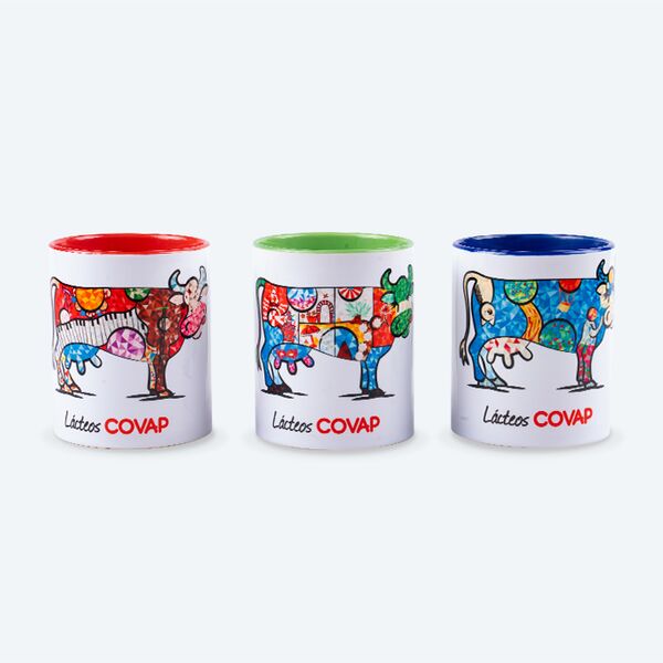 Tazas personalizadas Lácteos COVAP Concurso Reciclaje 2023 |  Lácteos COVAP