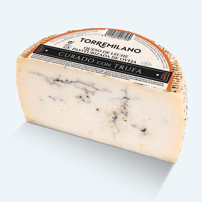 Queso de Oveja Pasteurizado Curado con Trufa