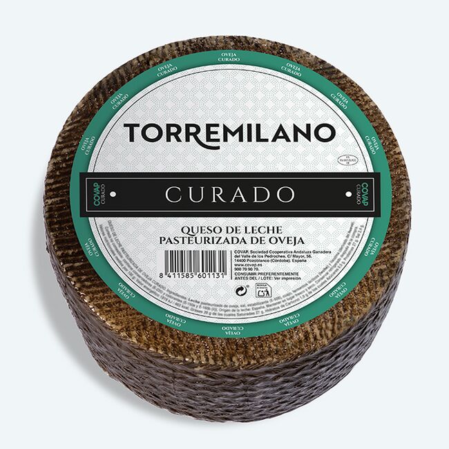 Queso de Leche Pasteurizada de Oveja Curado entero