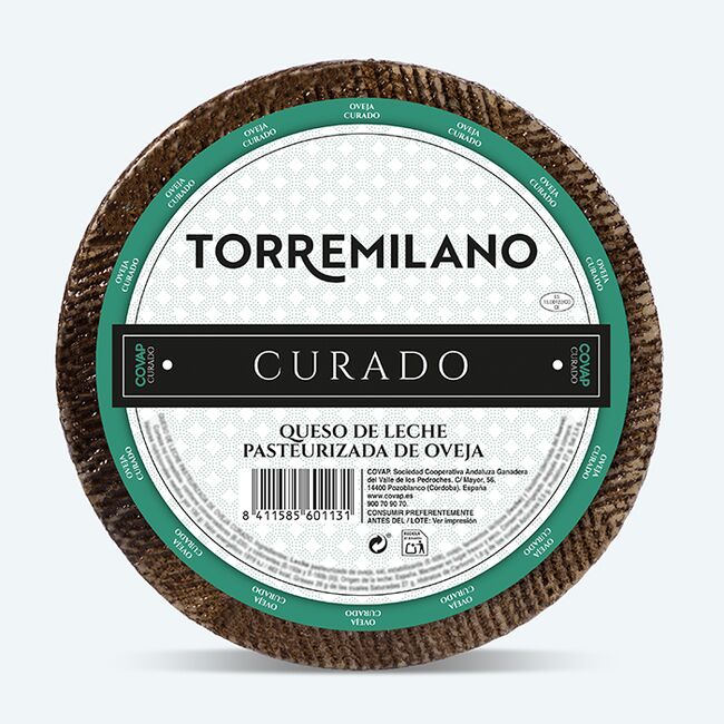 Queso de Leche Pasteurizada de Oveja Curado entero