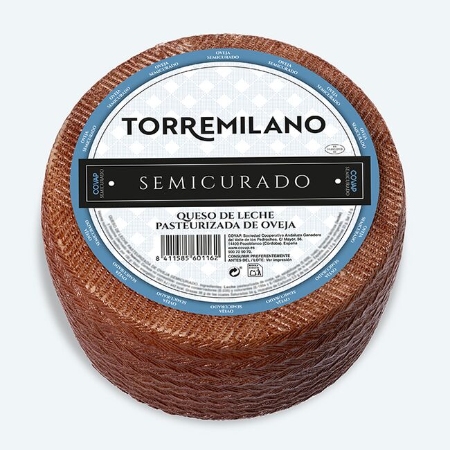 Queso de Leche Pasteurizada de Oveja Semicurado