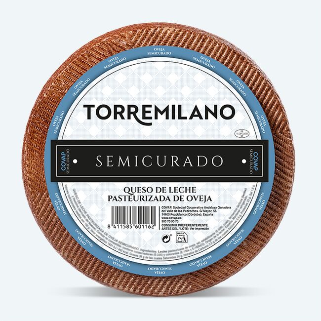 Queso de Leche Pasteurizada de Oveja Semicurado