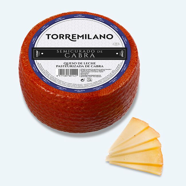 Queso de Leche Pasteurizada de Cabra Semicurado