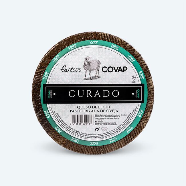 Queso de Leche Pasteurizada de Oveja Curado | Quesos COVAP