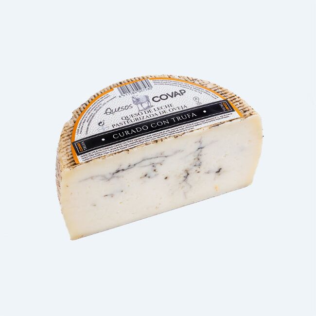 Queso de Oveja Pasteurizado Curado con Trufa medio