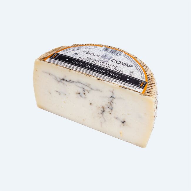 Queso de Oveja Pasteurizado Curado con Trufa medio