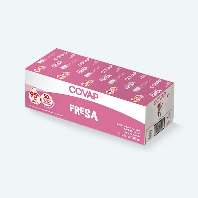 Batido de fresa COVAP | Lácteos COVAP