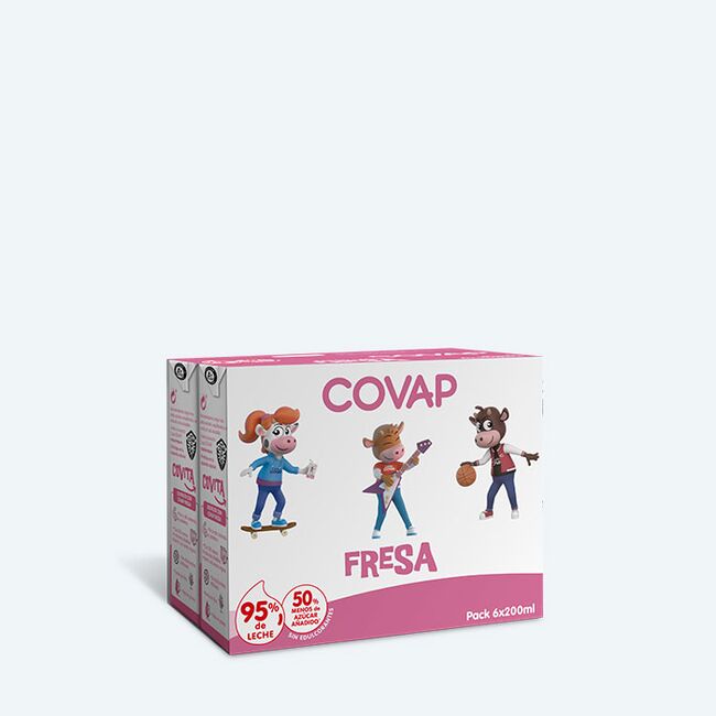 Batido de fresa COVAP | Lácteos COVAP