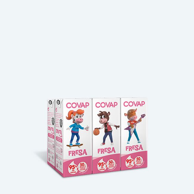 Batido de fresa COVAP | Lácteos COVAP