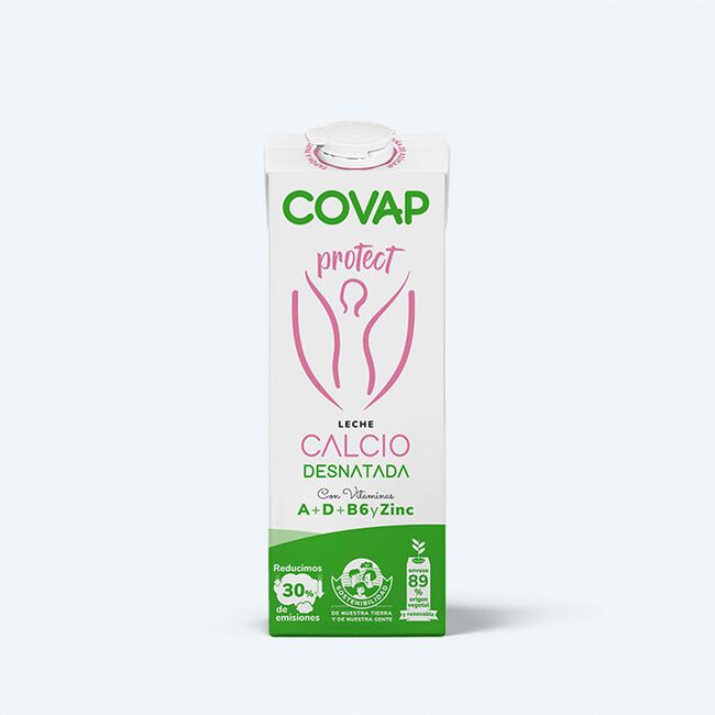 Leche Calcio Protect Desnatada COVAP 1L | Lácteos COVAP