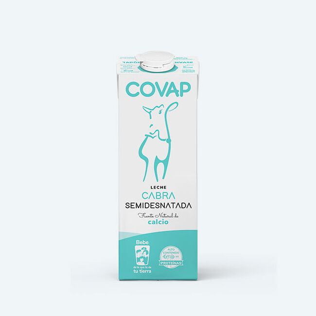 Leche de cabra semidesnatada COVAP | Lácteos COVAP