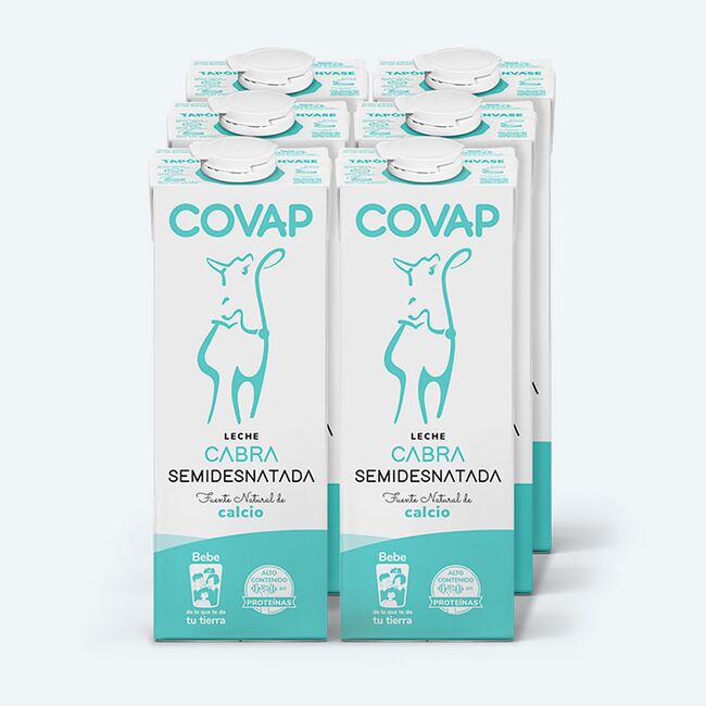 Leche de cabra semidesnatada COVAP | Lácteos COVAP