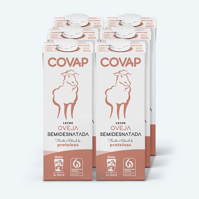 Leche de oveja semidesnatada COVAP  Lácteos COVAP