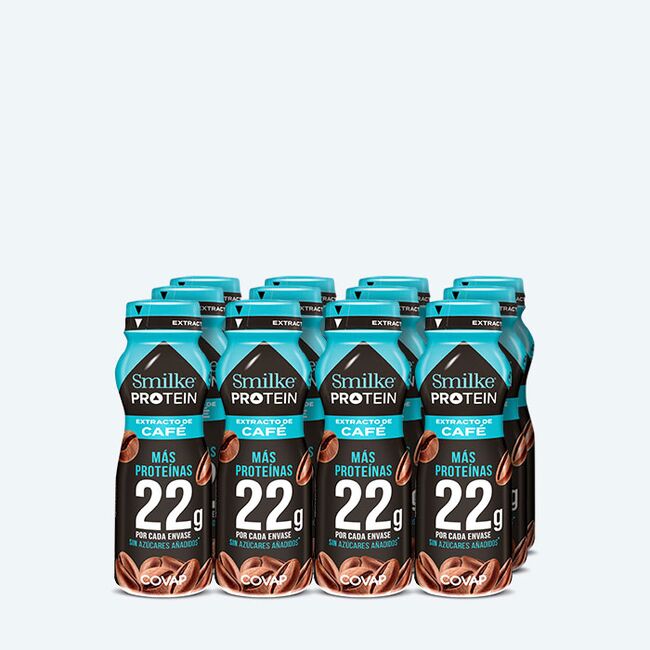 Smilke Protein sabor Café
Pack 12 unidades  250 ml | Lacteos COVAP