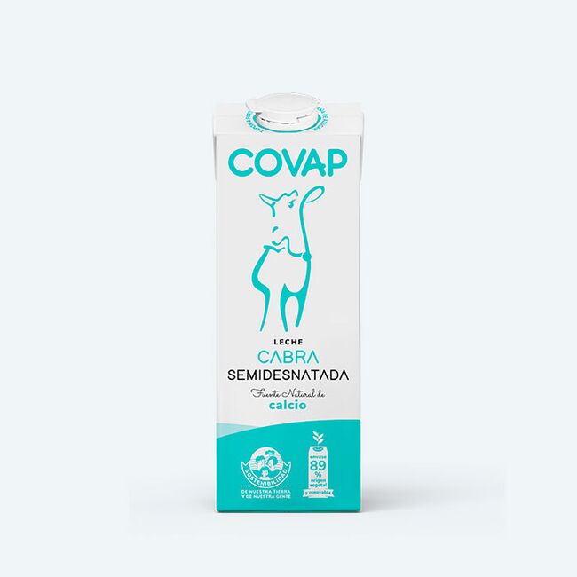 Leche de cabra semidesnatada COVAP | Lácteos COVAP