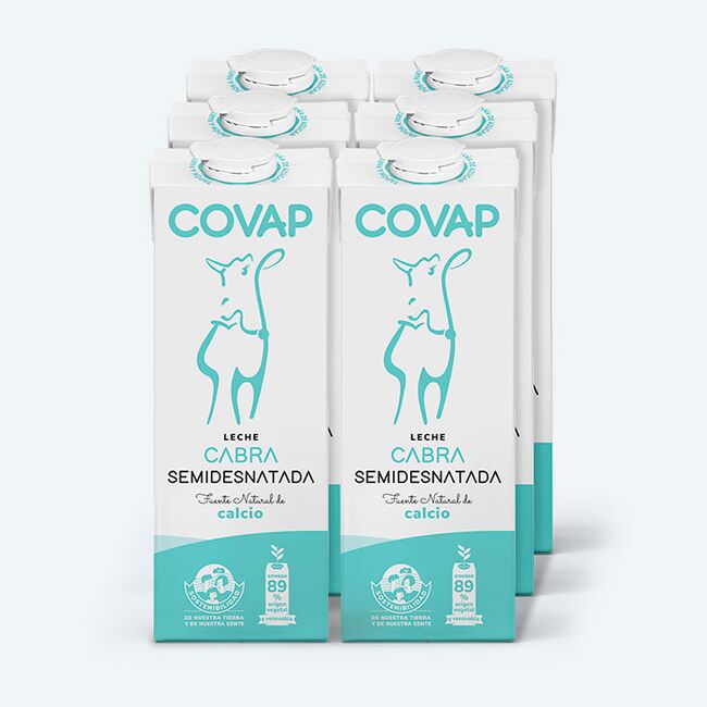 Leche de cabra semidesnatada COVAP | Lácteos COVAP