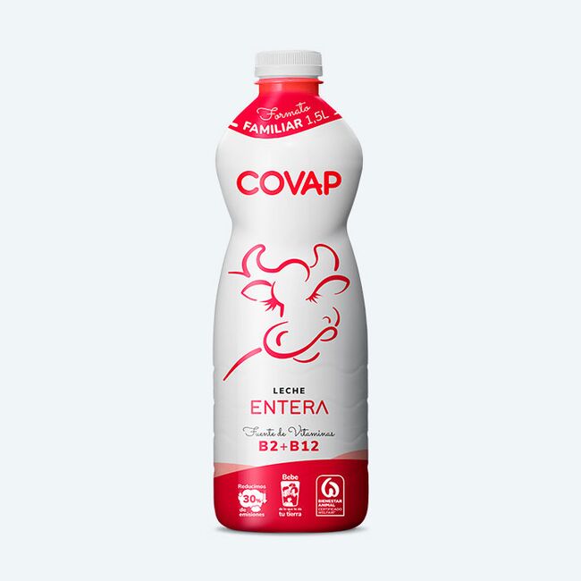 Leche Entera COVAP 1,5L | Lácteos COVAP