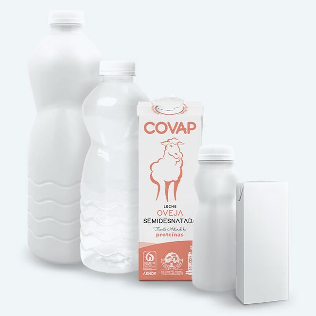 Leche de oveja semidesnatada COVAP  Lácteos COVAP