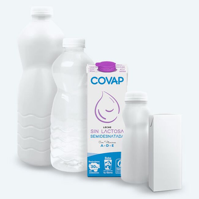 Leche Semidesnatada sin lactosa COVAP | Lácteos COVAP