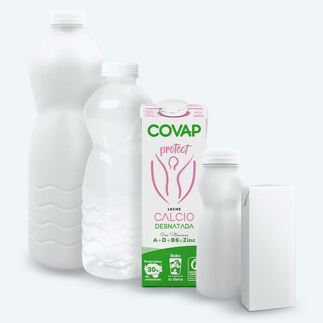 Leche Calcio Protect Desnatada COVAP 1L | Lácteos COVAP