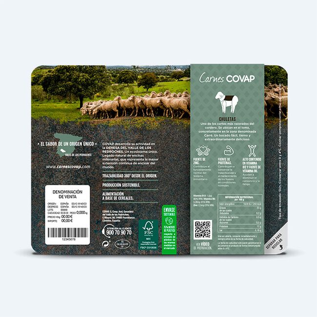 Chuletas de cordero | Carnes COVAP