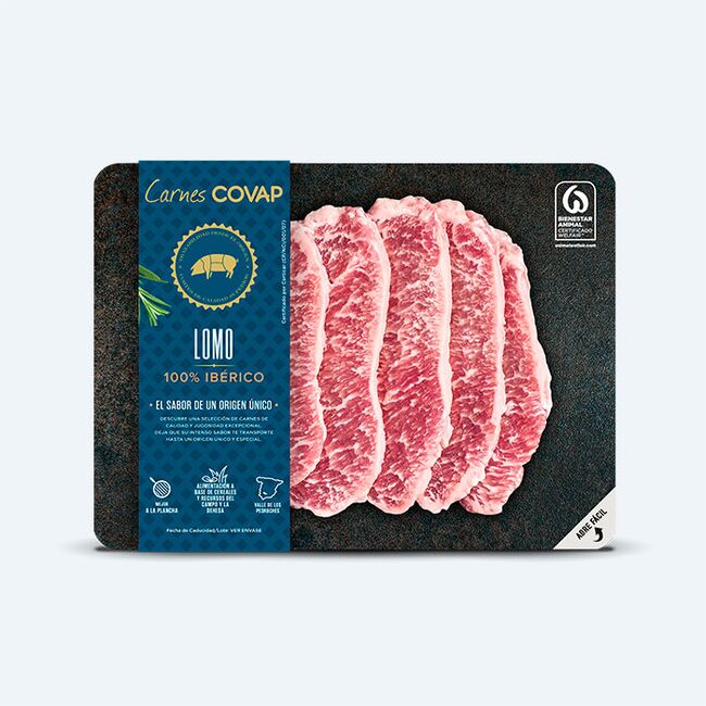 Lomo Ibérico Fileteado skin | Carnes COVAP