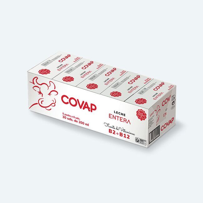 Leche Entera COVAP 200ml | Lácteos COVAP