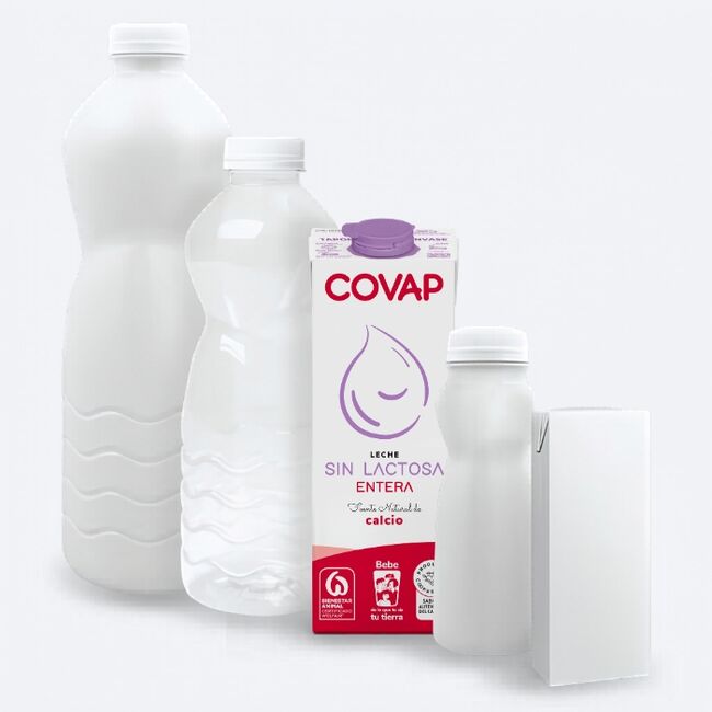 Leche Entera sin lactosa brik 1L | Lácteos COVAP