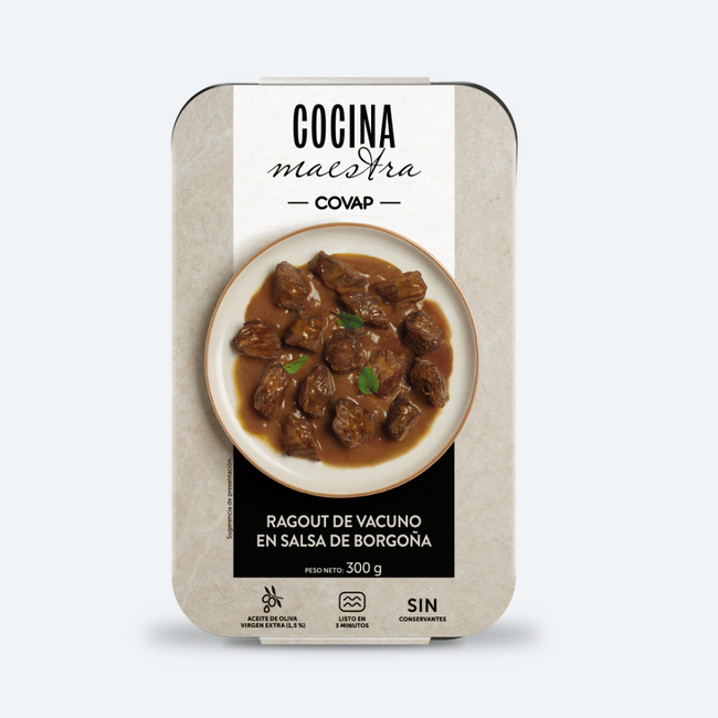 Ragout de vacuno en salsa de Borgoña | Platos preparados COVAP