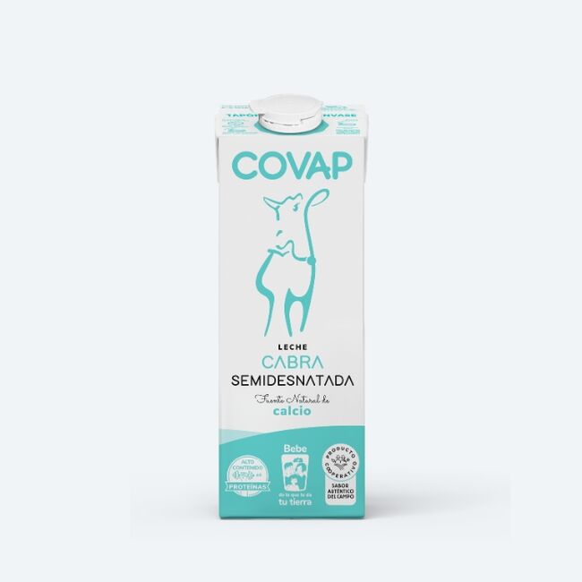 Leche de cabra semidesnatada COVAP | Lácteos COVAP