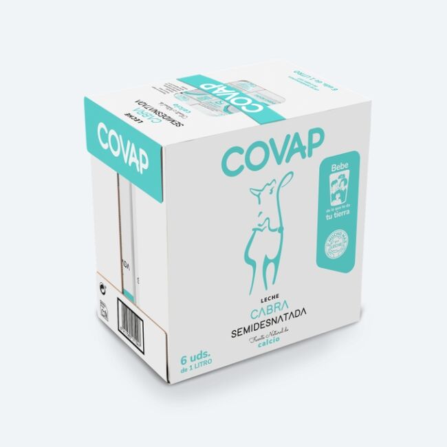 Leche de cabra semidesnatada COVAP | Lácteos COVAP