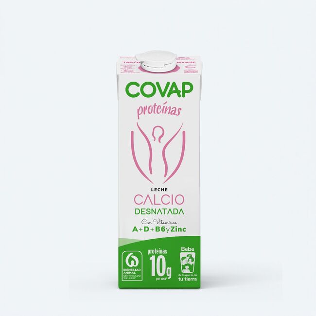 Leche Calcio Desnatada COVAP 1L | Lácteos COVAP