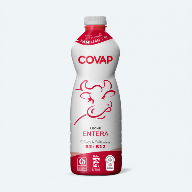 Leche Entera COVAP 1,5L | Lácteos COVAP