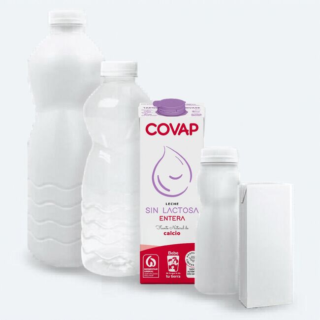 Leche Entera sin lactosa brik 1L | Lácteos COVAP