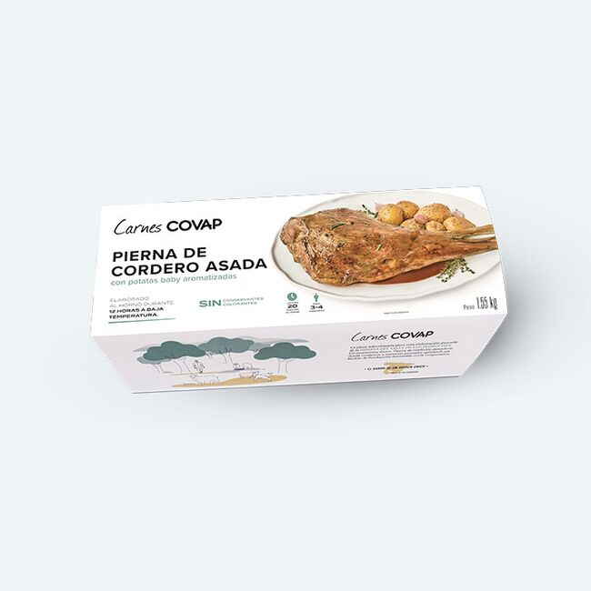 Pierna de cordero asada | Carnes COVAP