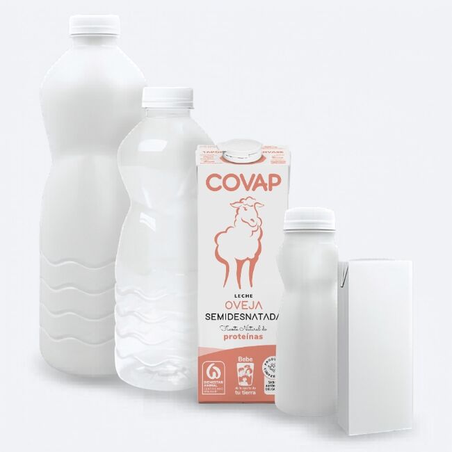 Leche de oveja semidesnatada COVAP  Lácteos COVAP