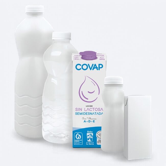 Leche Semidesnatada sin lactosa COVAP | Lácteos COVAP