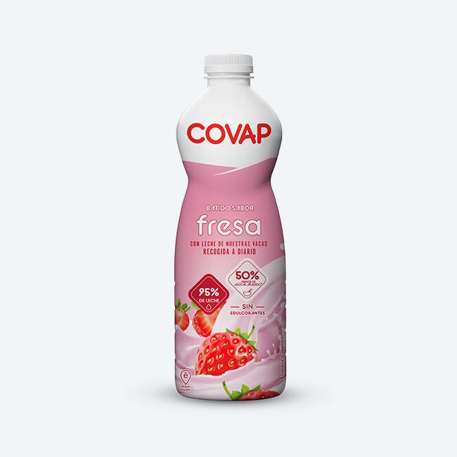 Batido de fresa COVAP 1L | Lácteos COVAP