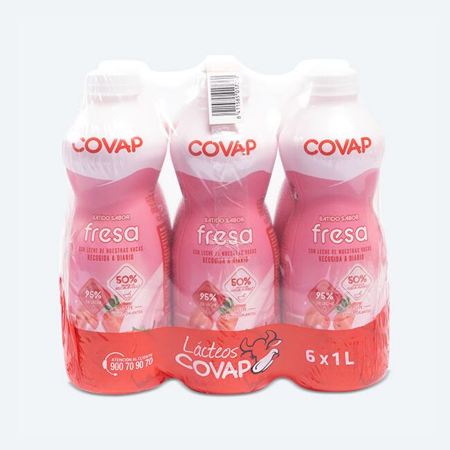 Batido de fresa COVAP 1L | Lácteos COVAP