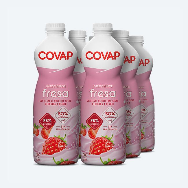 Batido de fresa COVAP 1L | Lácteos COVAP