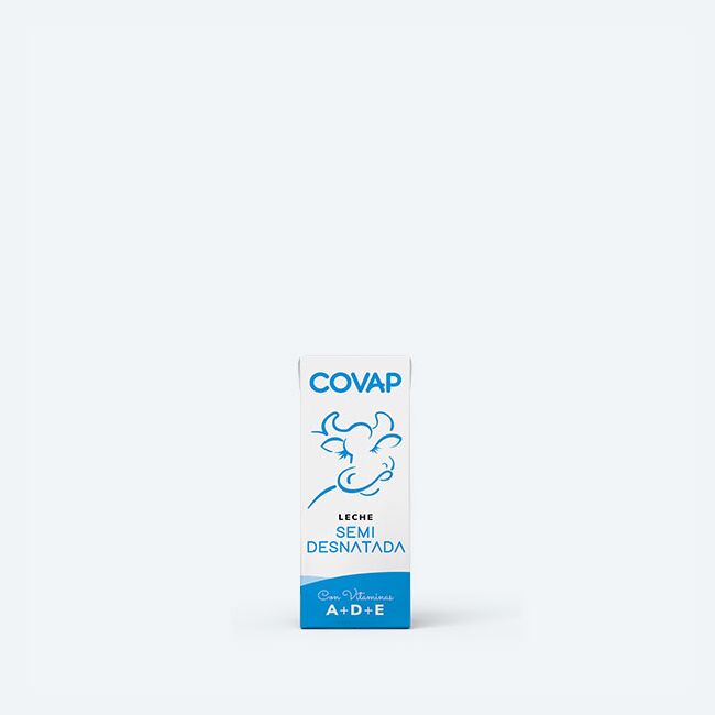 Leche Semidesnatada COVAP 200ml | Lácteos COVAP