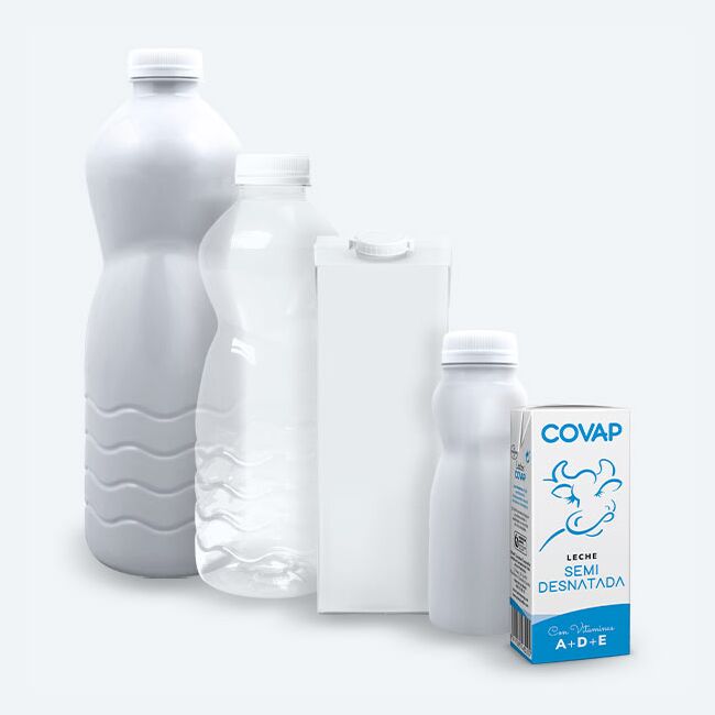 Leche Semidesnatada COVAP 200ml | Lácteos COVAP