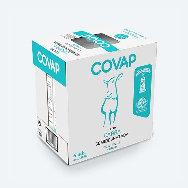 Leche de cabra semidesnatada COVAP | Lácteos COVAP